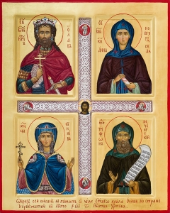 Святой благоверный король Олав, святая благоверная княгиня Анна Новгородская, мученица Суннива, преподобный Трифон Печенгский