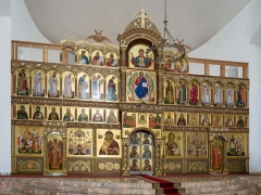 Создающийся иконостас в храме во имя Собора Московских Святых в Бибиреве, г. Москва