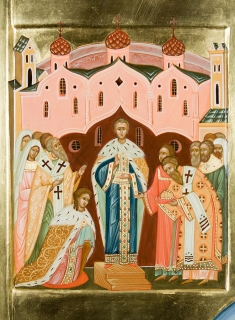 Святой праведный Феодор Томский. Клеймо