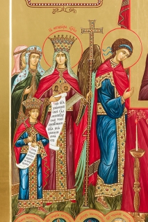 Икона «Торжество Православия». Фрагмент 3