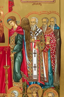 Икона «Торжество Православия». Фрагмент 4