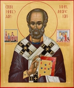 Святитель Николай Чудотворец с клеймами