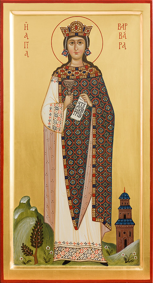 Писанная икона святой